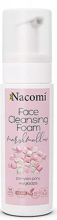 Пенка для умывания - Nacomi Face Cleansing Foam Marshmallow — фото N1