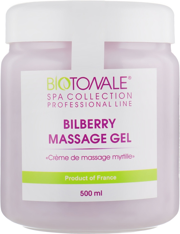 Крем-масло для масажу з чорницею - Biotonale Bilberry Massage Gel — фото N5