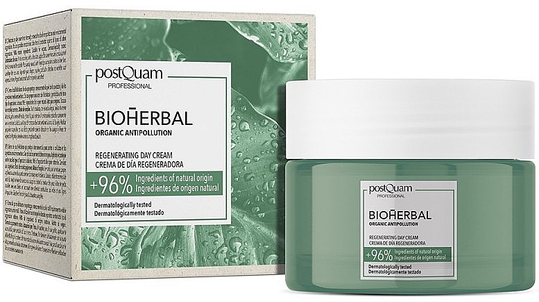 Відновлювальний денний крем для обличчя - PostQuam Bioherbal Regenerating Day Cream — фото N1