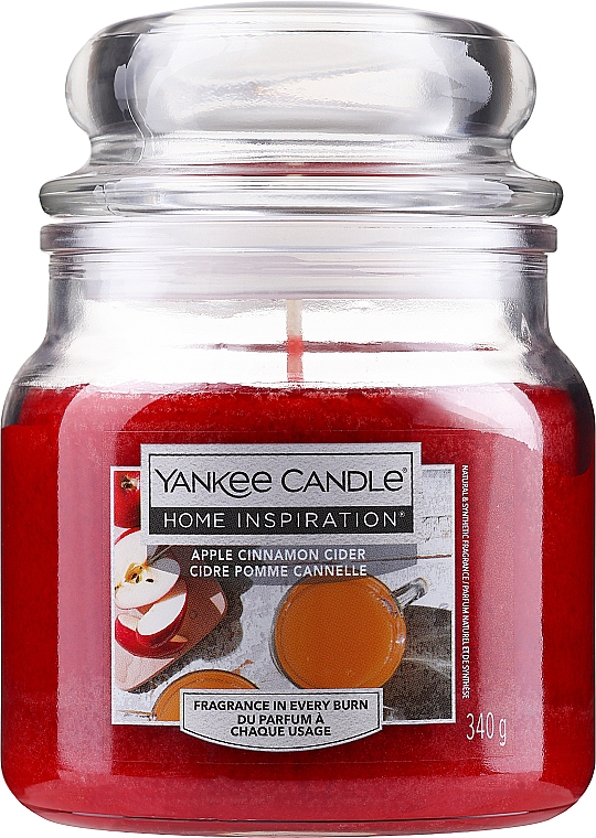 Ароматична свічка у банці - Yankee Candle Home Inspiration Apple Cinnamon Cider — фото N1