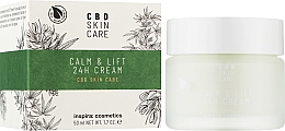 Крем с маслом конопли "Успокоение и лифтинг" - Inspira:cosmetics CBD Skin Care Calm&Lift 24H Cream — фото N2
