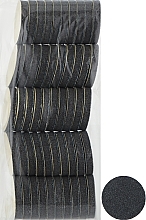 Парфумерія, косметика Змінні бафи для педикюрного диска, 26 мм, 100 грит, чорні - ThePilochki