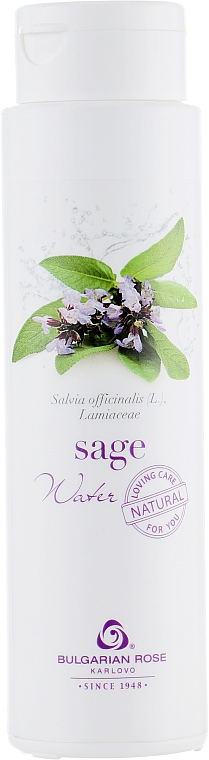 Натуральная вода шалфея - Bulgarian Rose Sage Water