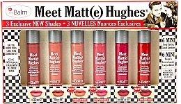 Мини-набор матовых помад для губ - theBalm Meet Matt(e) Hughes Mini Kit 14 (lipstick/6x1.2ml) — фото N1