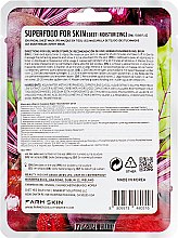 Тканевая маска для лица "Свекла" - Superfood For Skin Moisturizing Sheet Mask — фото N2