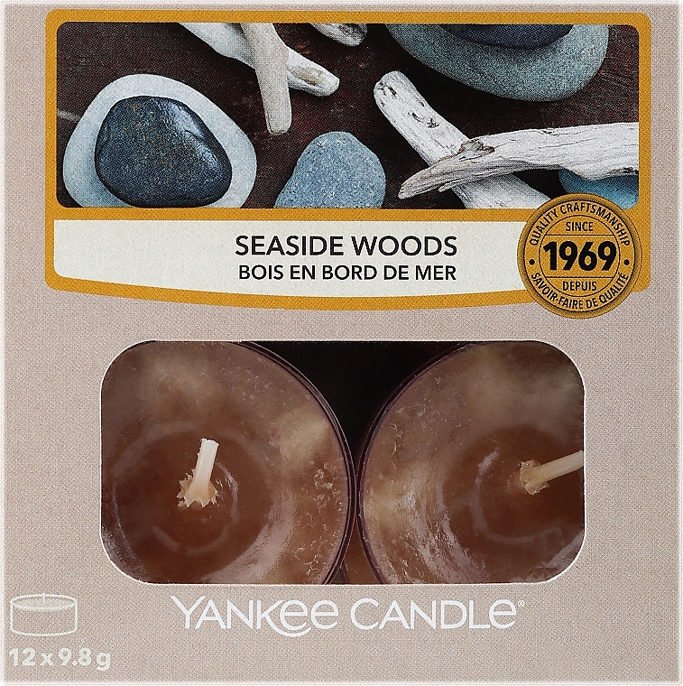 Чайні свічки - Yankee Candle Scented Tea Light Candles Seaside Woods — фото N1