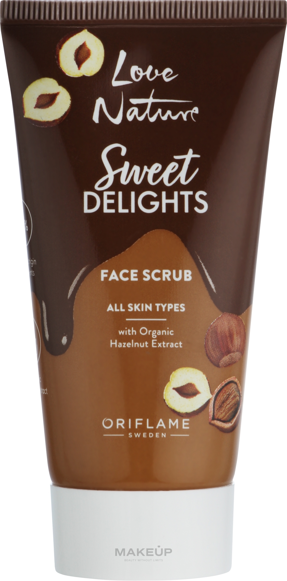Скраб для лица с органическим экстрактом фундука - Oriflame Love Nature Sweet Delights Face Scrub — фото 50ml