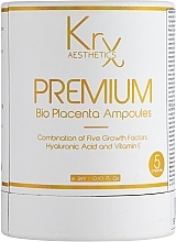 Духи, Парфюмерия, косметика Гелевый бустер-концентрат с 5 клеточными факторами роста, гиалуроновой кислотой и витаминами - KRX Aesthetics Premium Bio Placenta Ampoule 
