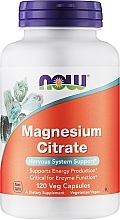 Парфумерія, косметика Мінерали. Цитрат Магнію, капсули - Now Foods Magnesium Citrate Veg Capsules