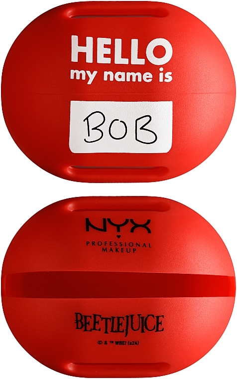 Спонж для макияжа в футляре - NYX Professional Makeup Beetlejuice Shrinker Makeup Sponge & Travel Case — фото N3