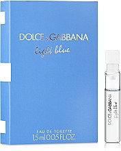 Духи, Парфюмерия, косметика Dolce & Gabbana Light Blue - Туалетная вода (пробник)