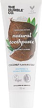 Натуральна зубна паста "Кокос" - Humble Natural Toothpaste Coconut & Salt — фото N1