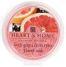 Парфумерія, косметика Ароматичний віск "Свіжий грейпфрут і чорна смородина" - Heart & Home Fresh Grapefruit And Black Currant Wax Melt