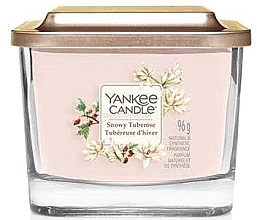 Ароматична свічка в склянці, один ґніт - Yankee Candle Snowy Tuberose — фото N2