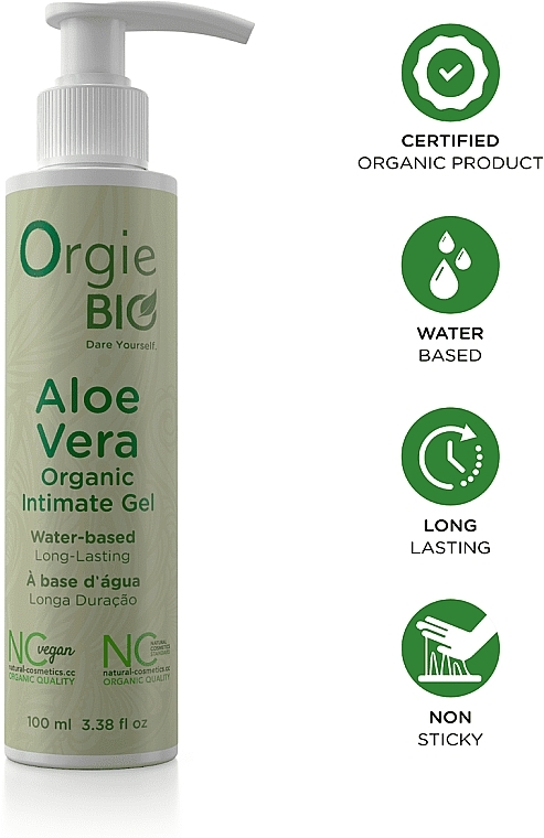 Органический интимный гель "Алоэ Вера" - Orgie Bio Aloe Vera Organic Intimate Gel — фото N3