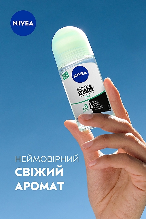 Антиперспирант "Черное и Белое невидимый: свежий"- NIVEA Black & White Invisible Fresh Anti-Perspirant — фото N3