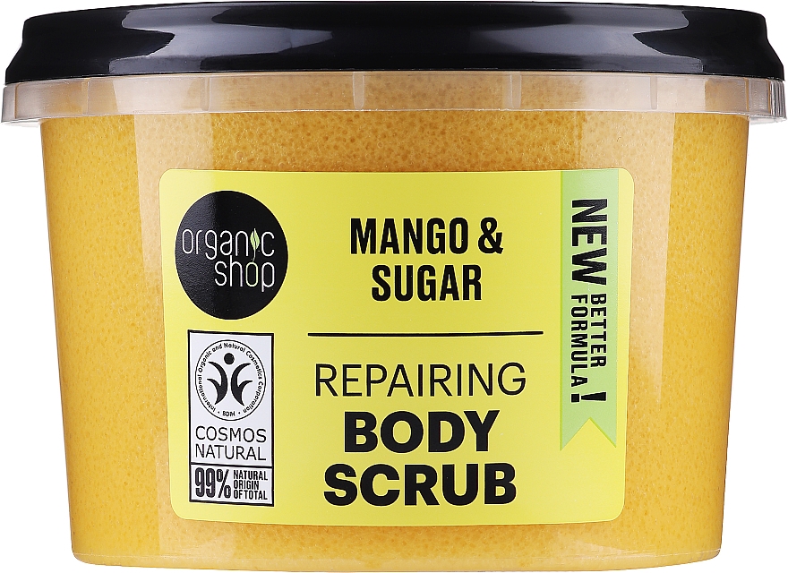 Скраб для тела "Кенийский манго" - Organic Shop Body Scrub Organic Mango & Sugar — фото N2