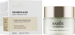 УЦЕНКА Крем рич для проблемной кожи - Babor Skinovage Purifying Cream Rich  * — фото N4