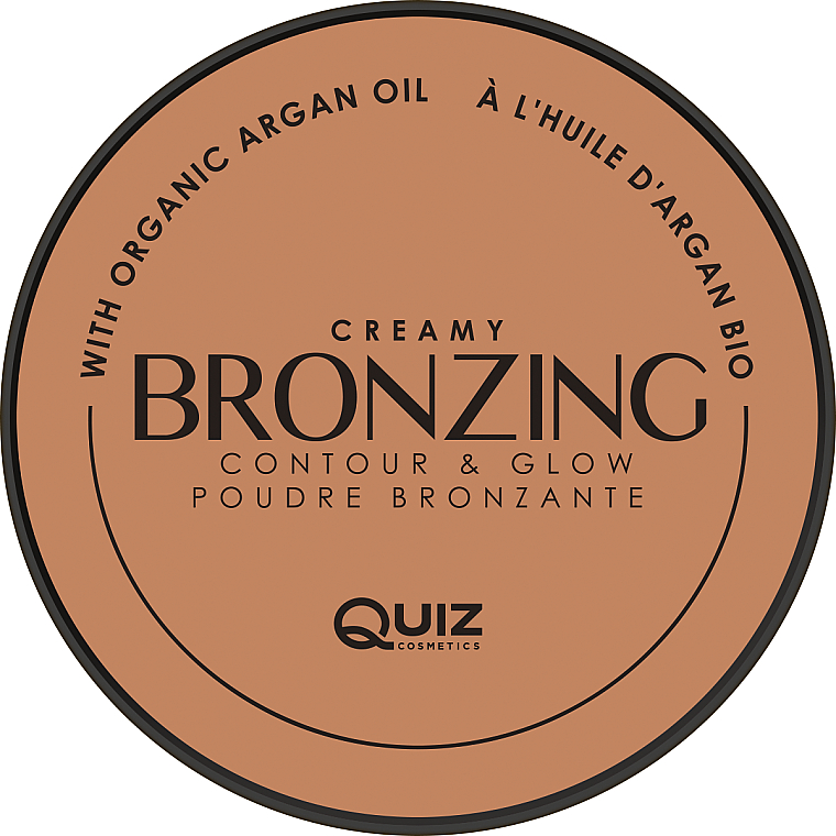 Кремовый бронзер - Quiz Cosmetics Creamy Bronzing Compact Powder 