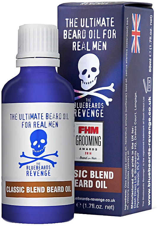 Масло для бороды "Классическая смесь" - The Bluebeards Revenge Classic Blend Beard Oil
