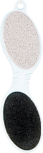 Шлифовальная пилка для педикюра пластиковая, 172 мм, 4 в 1, голубая - Baihe Hair — фото N2