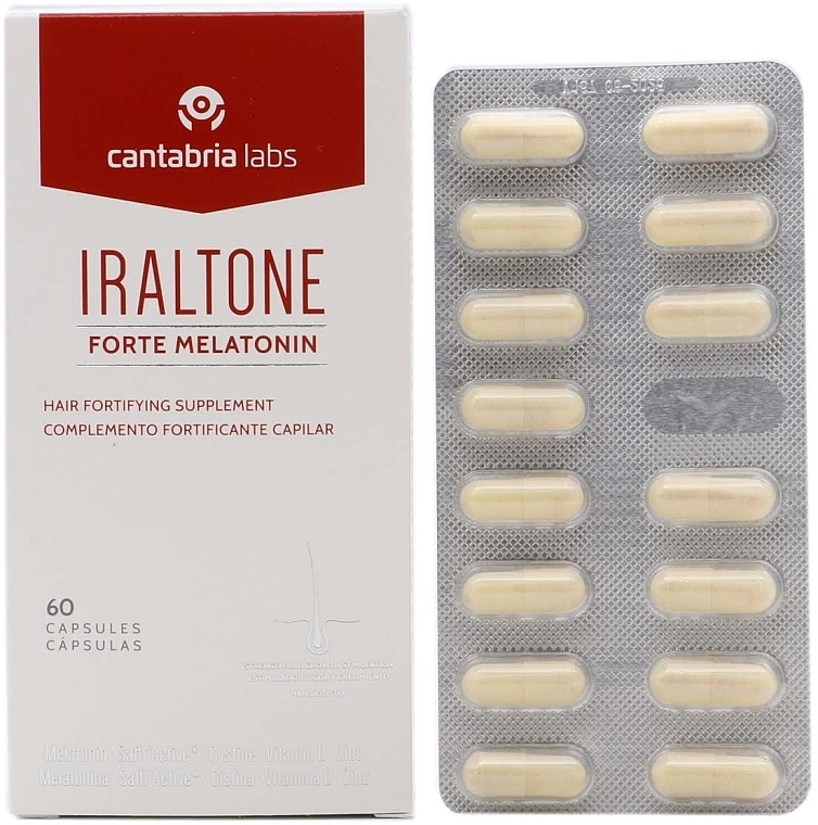 Харчова добавка "Мелатонін форте" - Cantabria Labs Iraltone Forte Melatonin Capsules — фото N1