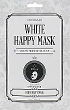 Тканинна маска для обличчя - Kocostar White Happy Mask — фото N1