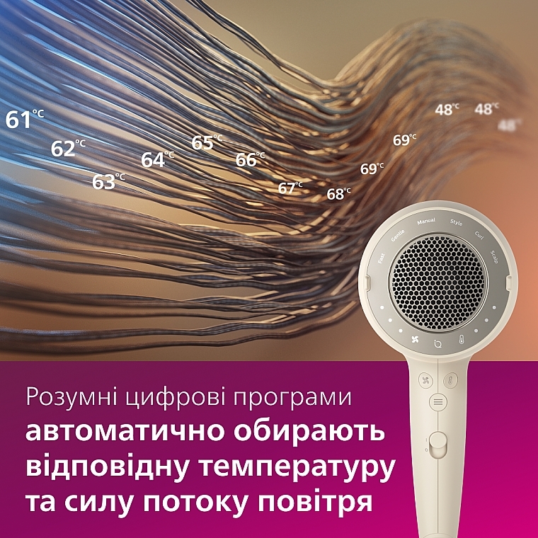 Фен для волосся серії 9000 - Philips BHD829/00 SenseIQ — фото N8