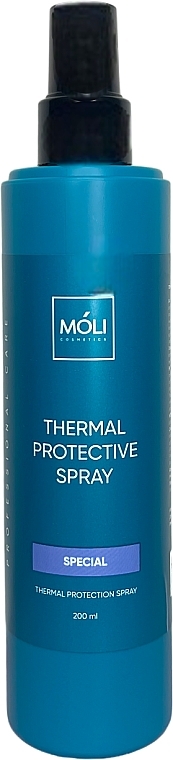 Термозахисний спрей з протеїнами шовку для волосся - Moli — фото N1