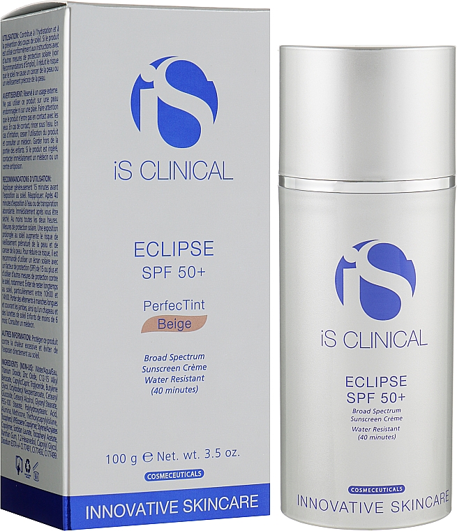 Крем солнцезащитный бежевый - iS Clinical Eclipse PerfecTint Beige SPF50+ — фото N2