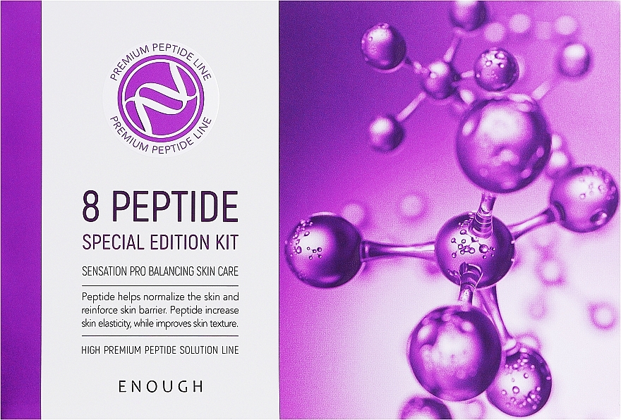 УЦІНКА Набір мініатюр для обличчя з пептидами - Enough 8 Peptide Special Edition 4 Kit * — фото N1