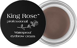 Духи, Парфюмерия, косметика Водостойкий крем для бровей + кисточка - King Rose