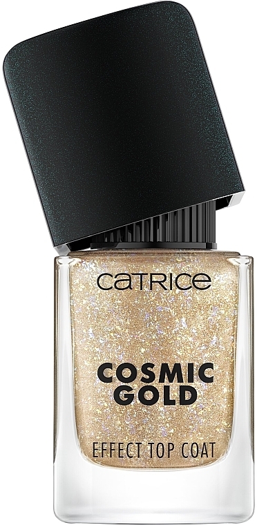 Верхнє покриття для лаку - Catrice Cosmic Gold Effect Celestial Light Top Coat — фото N3