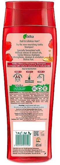 Відновлювальний шампунь із гібіскусом - Dabur Vatika Hair Revitalize Hibiscus Shampoo — фото N2