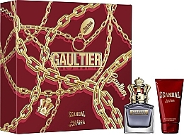 Духи, Парфюмерия, косметика Jean Paul Gaultier Scandal Pour Homme - Набор (edt/50ml + sh/gel/75ml)