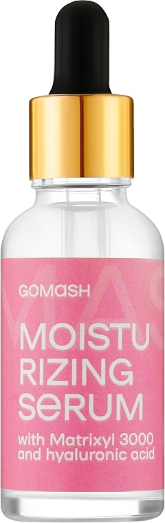 Увлажняющая сыворотка с гиалуроновой кислотой и антивозрастными пептидами - Gomash Moisturizing Serum