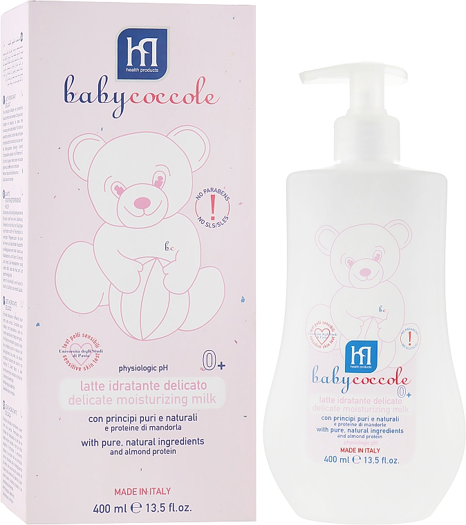 Нежное увлажняющее молочко для младенцев - Babycoccole — фото N4