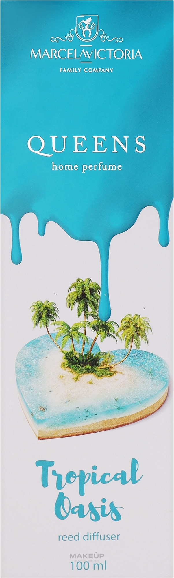 Аромадифузор "Тропічний оазис" - Tasotti Queens Home Perfume Tropical Oasis Reed Diffuser — фото 100ml