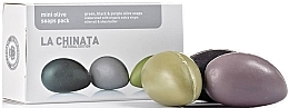 Духи, Парфюмерия, косметика Набор мыла - La Chinata Mini Olive Soap Pack (soap/3x25gr)