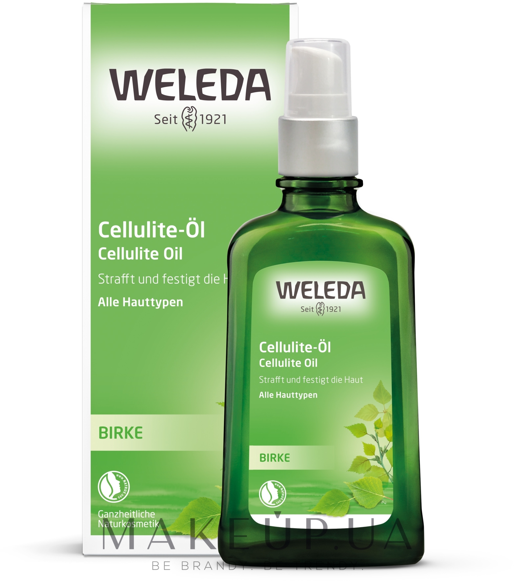 Березовое антицеллюлитное массажное масло - Weleda Birken Cellulite-Ol — фото 100ml