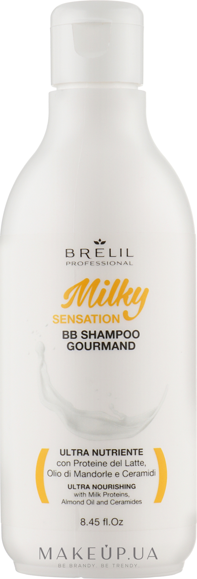 Шампунь для волосся - Brelil Milky Sensation BB Shampoo Gourmand — фото 250ml