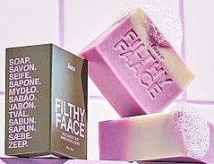 Натуральное веганское мыло ручной работы для лица и тела - Faace Filthy Faace Face & Body Bar — фото N1