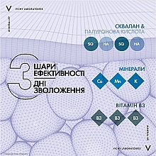 Насичений крем для сухої та дуже сухої шкіри обличчя, зволоження 72 години - Vichy Mineral 89 Rich 72H Moisture Boosting Cream — фото N6