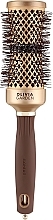 Парфумерія, косметика Термобрашинг для волосся, 45 мм - Olivia Garden Expert Blowout Curl Wavy Bristles Gold & Brown