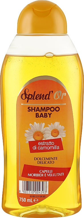 Дитячий шампунь з ромашкою - Splend'Or Baby Shampoo — фото N3