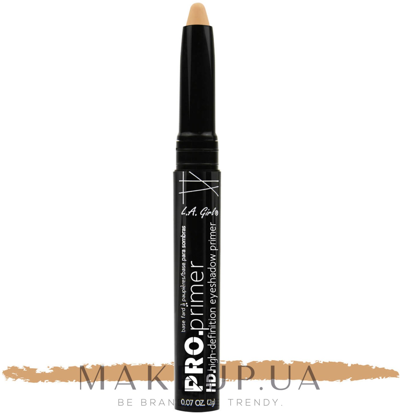 База під тіні для повік - L.A.Girl HD PRO Primer Eyeshadow Stick — фото Nude