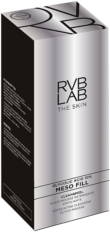 Очищающий мусс для лица - RVB LAB Meso Fill Clean&Peel Exfoliating Cleansing Glyco Mousse — фото N2