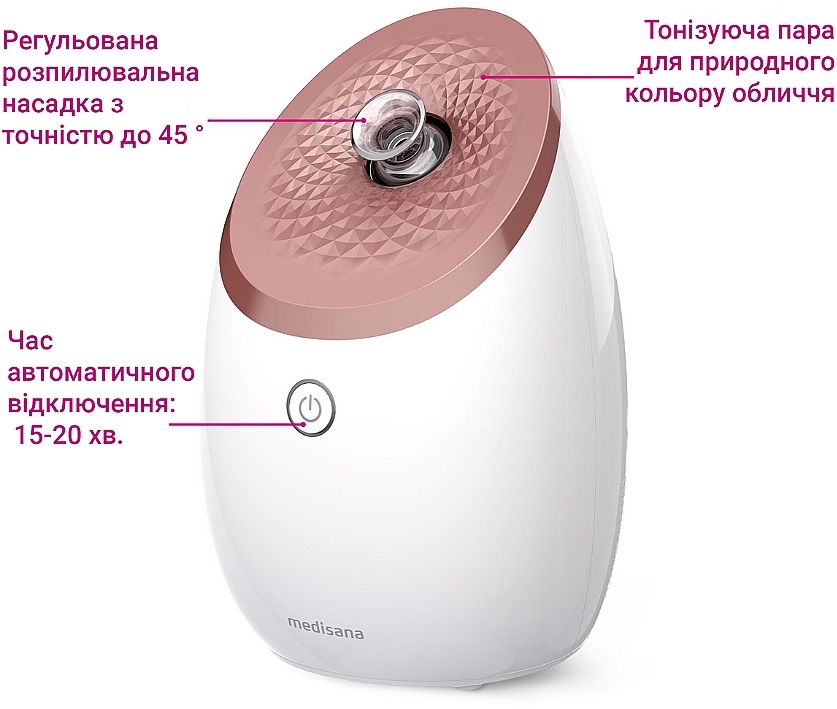 Іонний відпарювач для обличчя DS 600 - Medisana Nano-Ionic Facial Steamer — фото N5