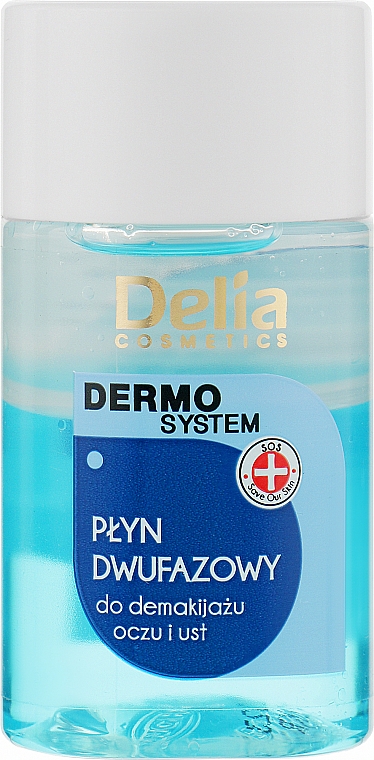Двухфазная жидкость для снятия макияжа вокруг глаз и губ - Delia Dermo System The Be-phase Makeup Remover