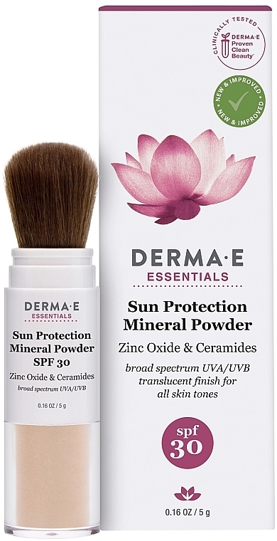 Солнцезащитная минеральная пудра SPF 30 - Derma E Sun Protection Mineral Powder SPF 30 — фото N1